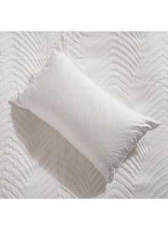 اشتري Ttc Winnie Textured 5-Piece Queen Comforter Set 200X240Cm - White في الامارات