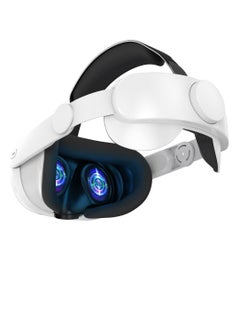 اشتري Adjustable Head Strap for Meta/Oculus Quest 3 Durable Elite Headstrap Ergonomic Replacement Headband VR Accessories Enhanced Comfort and Reduce Facial Pressure في الامارات
