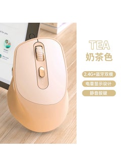 اشتري Wireless Keyboard Mouse Combo M87 X7 milk tea [Bluetooth 5.0 2.4G wireless]] في السعودية