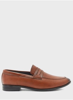 Buy Faux Leather Formal Slip Ons in Saudi Arabia