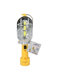 Buy 3W Magnetic Base Hanging Hook Rubberised Grip Cob Trouble Light Yellow 2 x 2.25 x 8.25 Inch in Saudi Arabia