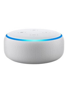 اشتري Echo Dot الجيل 3ª المستعاد المعتمد بذكاء مع دعم نظام Alexa Carbon لون ابيض في الامارات