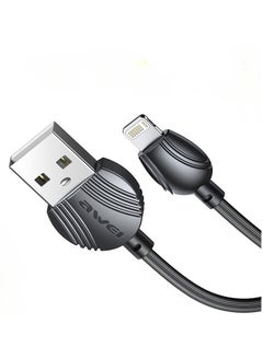Buy AWEI-CL-63-Data sync charging and transfer cable-Multi-use-IOS output-Fast charging 2.5A-Fast transfer-Untangled-Long life-Elegant design with the latest materials in Egypt