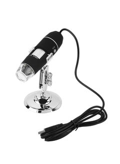 اشتري 8 LED Digital 1000X Zoom Advance USB Microscope Endoscope Magnifier Camera 2MP في السعودية