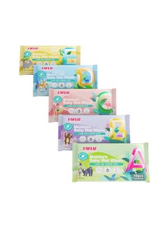 Buy Safari Wet Wipes 10 Sheet X 5 Pack in Saudi Arabia