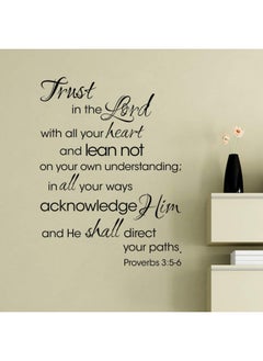 Buy Trust in The Wall Decals Quotes Religious Inspirational Bible Wall Letters Stickers Adults Bedroom Living Room Dining Room Wall Decor in UAE