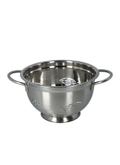 اشتري Stainless Steel Rust-Resistant Leaf Design Colander Silver 5 qt 21600 في السعودية