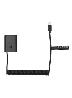 Buy Andoer NP-FZ100 Dummy Battery USB-C Coupler Adapter with USB Type-C Spring Power Cable Replacement for Sony Alpha A6600 A7C A7III A7SIII A7RIII A7RIV A9 A9II A9R A9S Cameras in Saudi Arabia