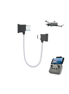 Buy Micro USB-Type C 0.5FT/15CM Phone Charge+Data Remote Controller Cable,for DJI Mavic Air,Mavic Pro/2 Pro Zoom,Mavic Platinum,Sprak,Drone Accessories Nylon Braided OTG Adapter (USB-C Connector) in Saudi Arabia