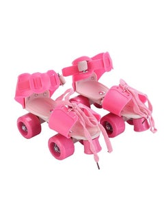 Buy Kids Unisex Four Wheel Roller Skating Shoes in UAE