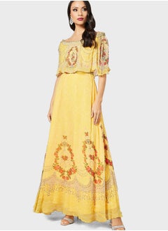 Buy Embellished Overlay Dress in Saudi Arabia