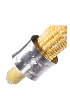 Buy Cob Corn Stripper Stainless Steel Corn Stripping Tool Manual Corn Threshing Sheller Kernel Cutter Vegetable Peeler Fruit Apple Slicer Corer Divider Kitchen Gadgets Set Silver B in Saudi Arabia