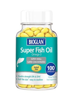 اشتري Super Fish Oil Capsules double strength EPA & DHA 556mg 100'S في الامارات
