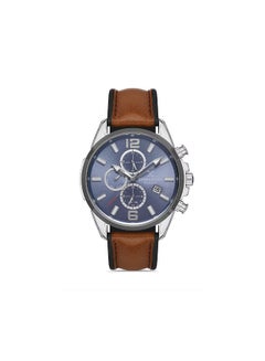 Buy Leather daniel_klein Men Blue Dial round Chronograph Wrist Watch DK.1.13277-5 in Egypt