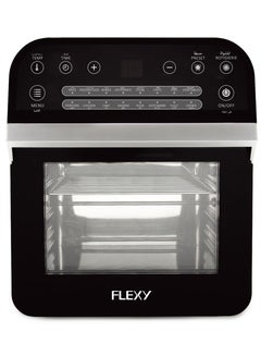 اشتري Flexy 12 Liter 1800W Fully Digital Adjustable Temperature Air Fryer With 4 Layer Cooking System في الامارات