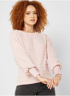 Buy Balloon Sleeve Sweater in UAE