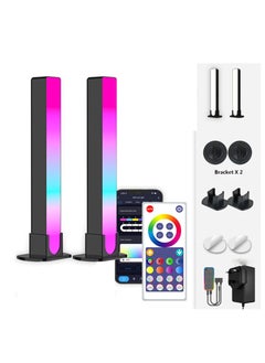 Buy Smart LED Light Bars, RGB Lights with Multiple Scene Modes and Music Sync Mode Work, TV LED Backlight, Ambient Lighting Compatible with Alexa and Google Assistant in Saudi Arabia