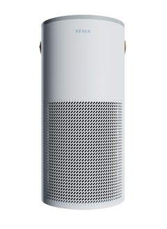 اشتري Smart Air Purifier S400 White with HEPA 13 3-in-1 Filter, UV Lamp & Ionization Works with Touch Screen & Google, Alexa & Tesla App في الامارات