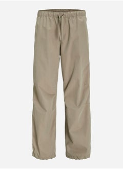 Buy Solid Parachute Pants with Drawstring in Saudi Arabia