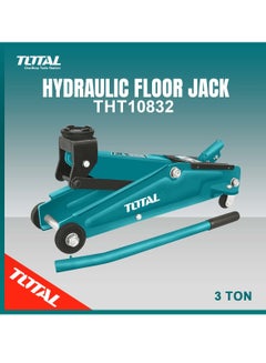 Buy TOTAL 3T Heavy-Duty Hydraulic Floor Jack - Durable Steel, Safe Lifting for SUVs,Trucks and cars in Saudi Arabia