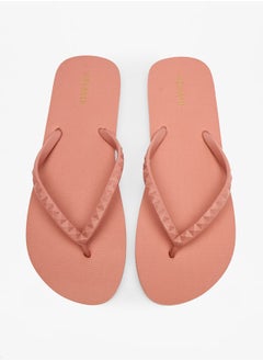 Buy Women's Textured Flip Flops in UAE