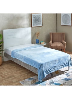 Buy Nova Twin Flannel Blanket 200x140 cm in UAE