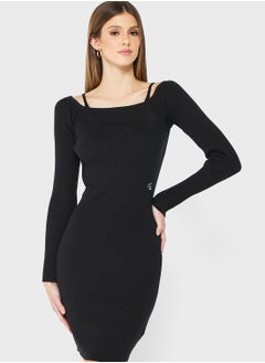 Buy 2-in1 Bodycon Knit Dress in Saudi Arabia