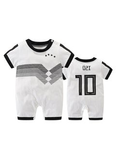 Buy Newborn Baby Summer Clothes 0-3 Months Baby Romper Sports Jumpsuit in UAE