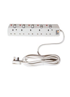 اشتري Koolen 5 Ways Power Extension Sockets 3 m White في السعودية