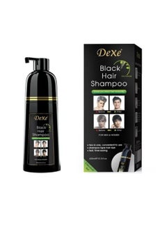 Buy Dexe Black Hair Dye Shampoo 400 ml in Saudi Arabia