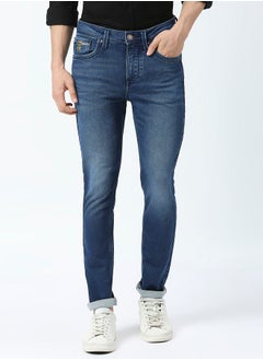 اشتري Mid Rise Skinny Jeans with Pocket Construct في السعودية