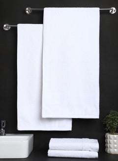Buy Raymond Home Towel Gift Sets 600 GSM 2 Bath & 2 Hand Towels Super Soft  Pure Cotton (75 x 150 cm(2) + 40 x 60 cm (2)) Towel in UAE
