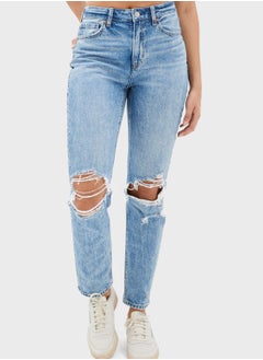 Buy Ripped Mom Jeans in UAE