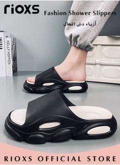 Buy Women's Fashion Shower Slippers Thick-soled Soft Stretch Arch Support Slippers For Outdoor or Daily Casual Wearing in Saudi Arabia