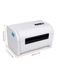 Buy Thermal Label Printer USB BT Connection White in Saudi Arabia