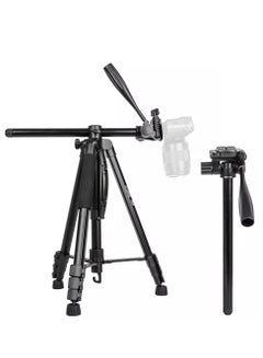 Buy COOPIC T900 Video Camera Tripod, Aluminum Alloy Travel Portable 2 in 1 Monopod Tripod with Rotatable Center Column and Carrying Bag Maximum Height 178CM Maximum Load up to 5KG in UAE