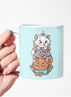 Buy Funny and creative cat print coffee mug 11 oz in Saudi Arabia