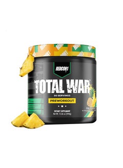 Buy Total War Pre Workout Pineapple Juice 30 Servings 441g in UAE