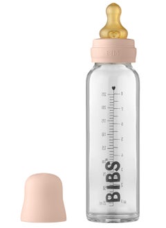 Buy Baby Glass Feeding Bottle For 0M+, 225 Ml - Blush in Saudi Arabia