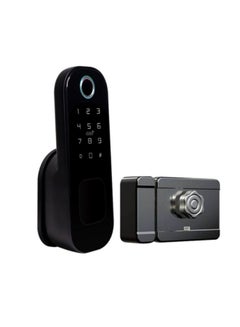 Buy Smart lock Waterproof Wifi Fingerprint Lock Smart Card Digital Code Electronic Door Lock For Home Security Mortise in Saudi Arabia