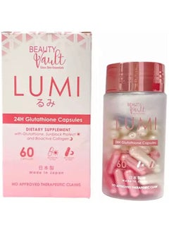 Buy Beauty Vault Lumi 24 Hour Glutathione Capsules, 60 Capsules in Saudi Arabia