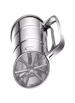 Buy Stainless Steel Mesh Flour Mesh Sifter Silver in UAE