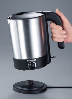 Buy Electric cordless kettle 1.5 liter 2000w wk 3366 black/silver in Saudi Arabia