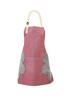 اشتري Adjustable Apron With Pockets Red 76cm في الامارات