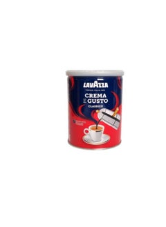 Buy Lavazza ground coffee blend  crema e gusto classico7/10 250 g Can in Egypt