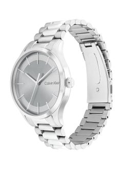 Buy Analog Round Waterproof  Wrist Watch With Stainless Steel 25200036 in Saudi Arabia