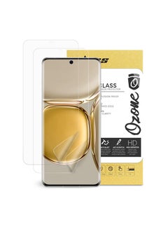 Buy Pack Of 2 Front Only Screen Protector for Huawei P50 Pro Flexible TPU Film Full Coverage Screen Guard Crystal HD in UAE
