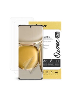 Buy Pack Of 2 Front Only Screen Protector for Huawei P50 Pro Flexible TPU Film Full Coverage Screen Guard Crystal HD in UAE