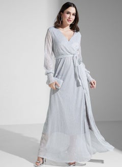 Buy Shimmer Wrap Dress in UAE
