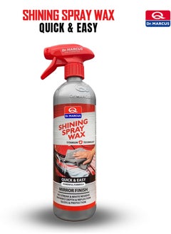 Buy Titanium Car Paint Care Spray Wax Quick & Easy Mirror Finish, Suitable For All Types Of Cars 750ml in Saudi Arabia